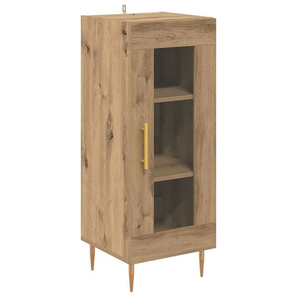 vidaXL Buffet chêne artisanal 34 x 34 5 x 90 cm Bois d'ingénierie