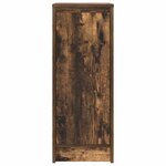 vidaXL Buffet chêne fumé 29 5x34x76 cm bois d'ingénierie
