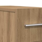 vidaXL Armoire d'apothicaire chêne artisanal 20 x 45 5 x 60 cm