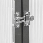 vidaXL Serre avec cadre de base anthracite 169x58x202 cm aluminium