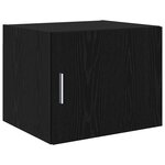 vidaXL Armoire de rangement Montage mural Chêne noir 50 x 41 x 225 cm