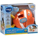 Vtech baby - jouet de bain - léon  p'tit poisson a chansons