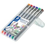 Feutre à pigment  étui de 6 staedtler