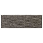 vidaXL Tapis d'escalier autocollants 30 Pièces 65x21x4 cm gris et beige
