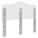 vidaXL Tête de lit Gris béton 135 cm Bois d'ingénierie