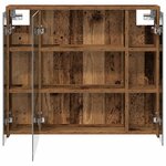 vidaXL Armoire Miroir de Salle de Bain Bois ancien 73 5 x 16 x 62 5 cm