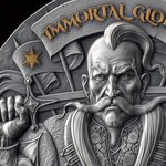 Pièce de monnaie en Argent 10 Cedis g 62.2 (2 oz) Millésime 2025 IMMORTAL GLORY