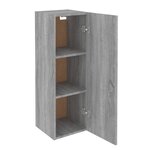 vidaXL Meubles TV Sonoma gris 30 5x30x90 cm Bois d'ingénierie