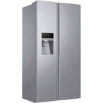 Haier hsogpif9183 - réfrigérateur américain 515l (337+178l) - froid ventilé - l90x h177 5cm - silver