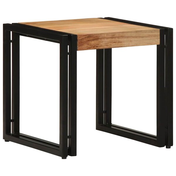 vidaXL Table basse Marron 40 x 40 x 38 cm Bois d'acacia massif