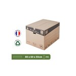 Pack and Move - Lot 30 cartons déménagement XXL - 80 x 60 x 50 cm - Poignées renforcées - 3 adhésifs offerts