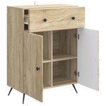 vidaXL Buffet Chêne Sonoma 66 x 34 5 x 90 cm Bois d'ingénierie