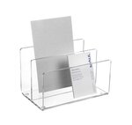 Trieur de bureau Acrylique 2 Compartiments Transparent MAUL