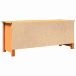 vidaXL Banc de rangement Brun cire 110 x 38 x 45 5 cm Pin massif