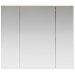 vidaXL Armoire Miroir de Salle de Bain Chêne Sonoma 80 x 14.5 x 70 cm