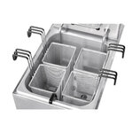 Cuiseur à pate professionnel à poser - 1 cuve 8 l - buffalo -  - inox8 285x520x430mm