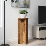 vidaXL Support de Plante 2 pièces Bois ancien 40 x 40 x 80 cm