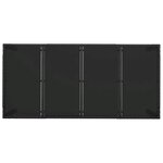 vidaXL Ensemble à manger de jardin coussins 7Pièces Noir Résine tressée