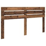 vidaXL Tête de lit Bois Ancien 200 cm Bois d'ingénierie