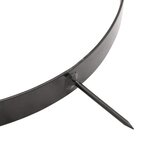 vidaXL Rouleau à gazon de jardin et colliers d'aérateur 63 L fer acier