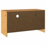vidaXL Meuble TV Drammen Chêne 99 x 43 x 55 cm Bois de pin massif