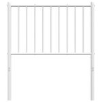 vidaXL Tête de lit de remplacement métal blanc 80 cm