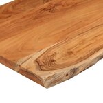 vidaXL Dessus de table 50x40x2 5 cm rectangulaire bois massif d'acacia