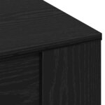 vidaXL Table basse Chêne noir 55 5 x 55 x 45 cm Bois d'ingénierie