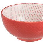 Bol corail tropical en porcelaine