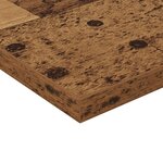 vidaXL Planche d'étagère à livres 4 Pièces Marron 100 x 40 x 1.5cm