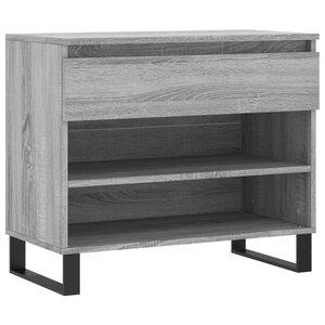 vidaXL Armoire à chaussures Sonoma gris 70x36x60 cm Bois d'ingénierie