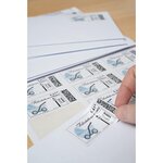 240 etiquettes pour timbres - jet d'encre - j8159-10