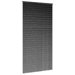 VidaXL Rideau anti-insectes gris foncé 100x200 cm bambou