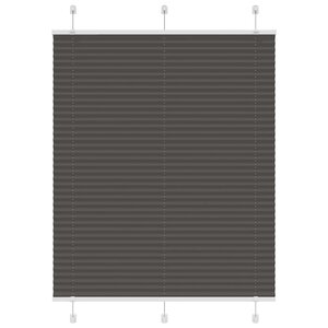 vidaXL Store plissé noir 105x150 cm largeur du tissu 104 4cm polyester