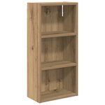 vidaXL Armoire murale de salle de bain Chêne artisan 30 x 16 x 62 5 cm