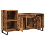 vidaXL Meuble TV vieux bois 100x35x55 cm bois d'ingénierie