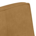 vidaXL Banc marron 110x74x84 cm velours