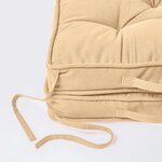 Coussin lombaire - Beige Uni - HOMESCAPES