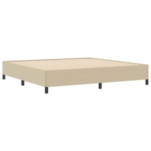vidaXL Cadre de lit Vert gris 200 x 200 cm Tissu en velours côtelé