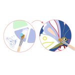 Djeco DJ09134 - Peinture à la palette Les Petites Bêtes