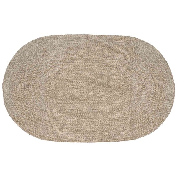 vidaXL Tapis de surface Blanc 205 x 305 cm Jute