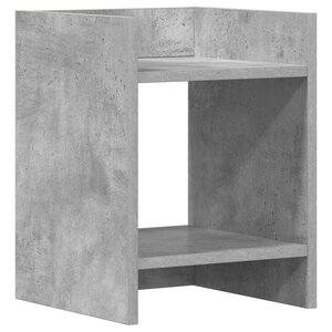 vidaXL Support de Plante Gris Béton 30 x 30 x 40 cm Bois d’ingénierie