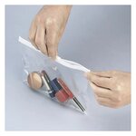 Sachet plastique plat transparent haute brillance à curseur 20x15 cm (lot de 300)