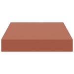 vidaXL Étagère Murale 2 Pièces Rouge 23 x 23 5 x 4 cm Bois d'ingénierie