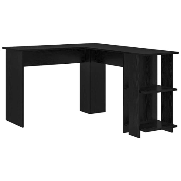 vidaXL Bureau d'angle Chêne noir 140 x 113 5 x 75 cm Bois d'ingénierie