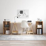vidaXL Ensemble meuble TV 2 Pièces Bois Ancien Bois d'ingénierie