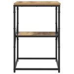 Table d'appoint vidaXL Artisan Chêne 41x40x60 cm Bois d'ingénierie