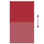 Store enrouleur occultant 80 x 175 cm rouge