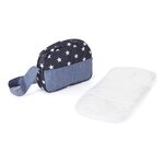 Bayer Chic 2000 853-51 - Sac à langer pour poupées Bleu marine étoiles