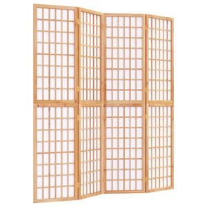 vidaXL Cloison de séparation pliable 4 panneaux 160x170 cm